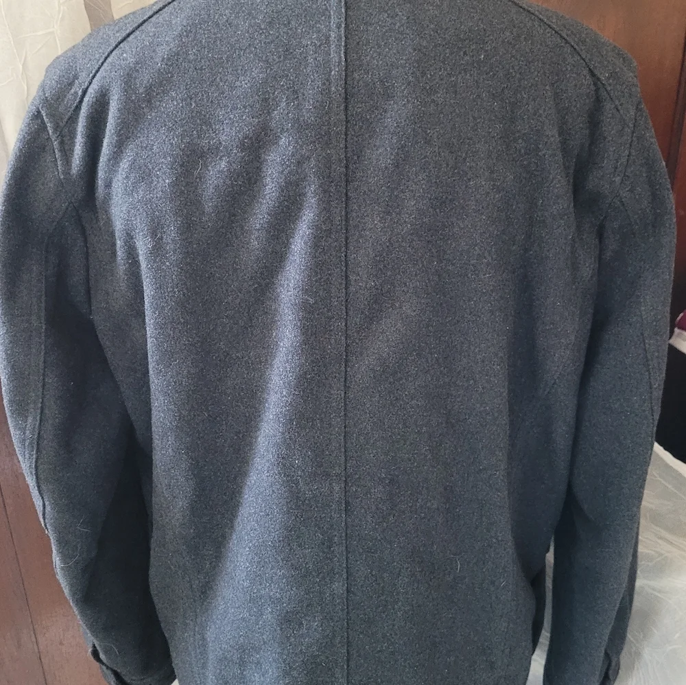 Michael Kors Wool Farm Coat Sz M - Picture 8 of 12
